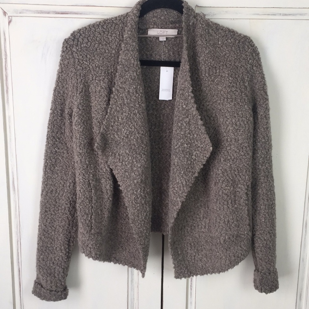 NWT Wool Blend shrug Jacket stretchy Sz Small
